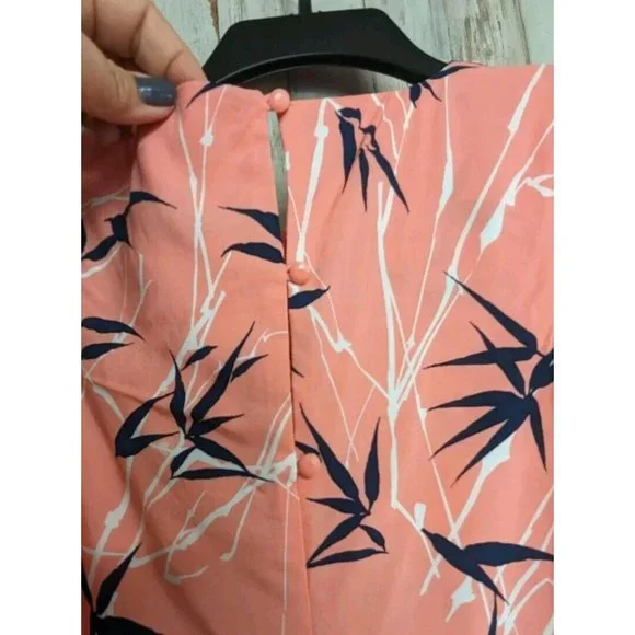 Banana Republic Tropical Dress Women's 12 NWT Beach Vacation Lightweight - Picture 6 of 13